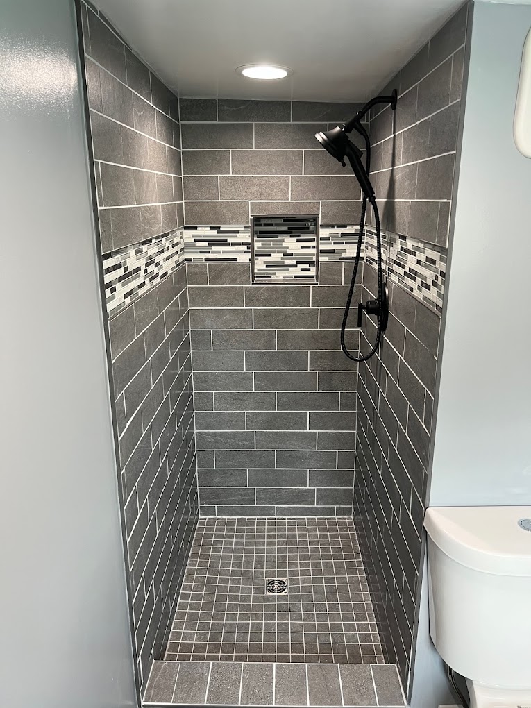 A shower stall